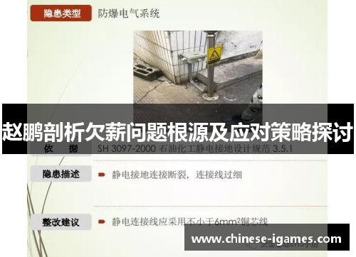 赵鹏剖析欠薪问题根源及应对策略探讨 赵鹏剖析欠薪问题根源及应对策略探讨