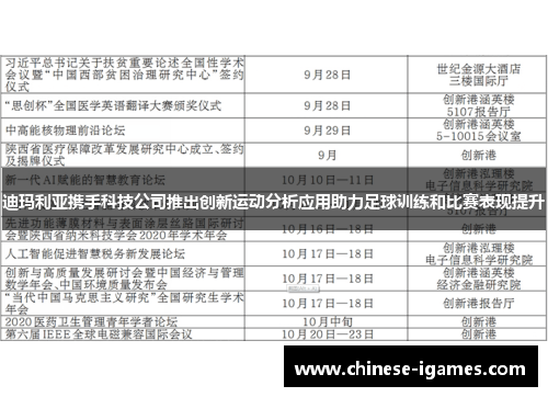迪玛利亚携手科技公司推出创新运动分析应用助力足球训练和比赛表现提升 迪玛利亚携手科技公司推出创新运动分析应用助力足球训练和比赛表现提升